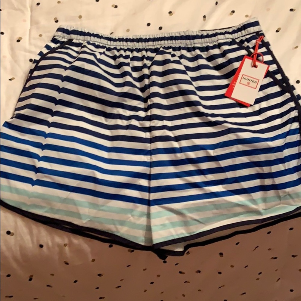 Hunter Target Navy, Blue, Teal, and White Shorts